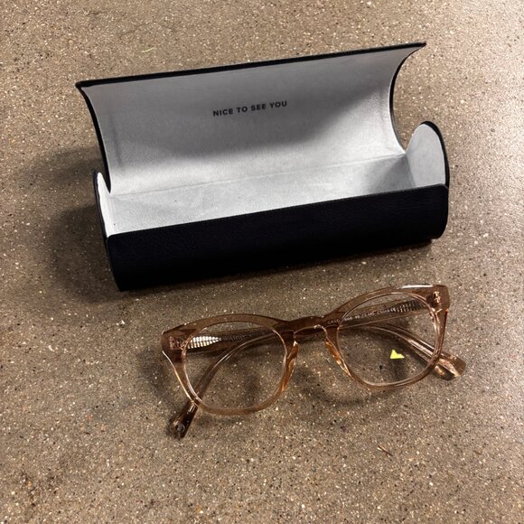 Warby Parker Caspar Frames in Rose Water - Picture 5 of 6